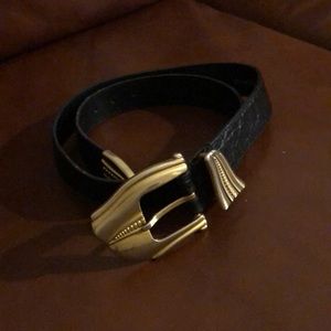 Black vintage belt
